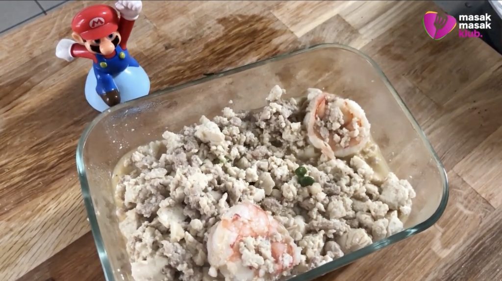 Mun Tahu Udang Ayam Giling