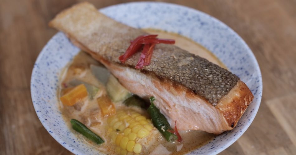 Salmon Lodeh Ala Gioi